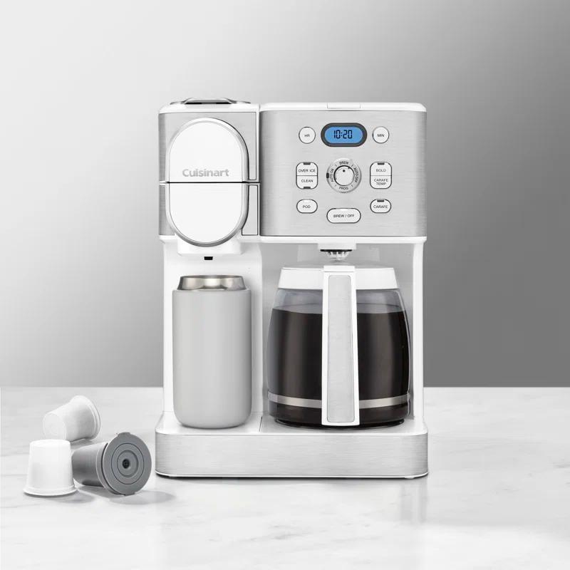 Cuisinart ® Coffee Center ® White 12-Cup Coffee Maker and Single Brewer