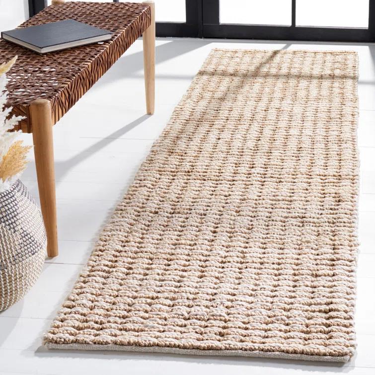 Natural Fiber NF750 Hand Woven Indoor Area Rug - Natural/Ivory - 8'x10' - Safavieh