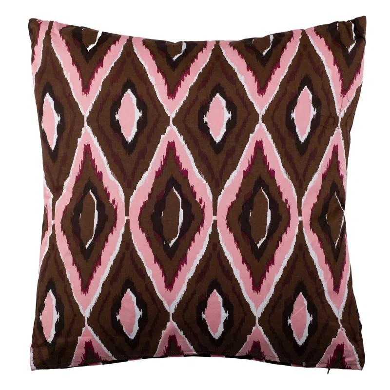 Tristan Ikat Cotton Reversible Throw Pillow (Set of 2)