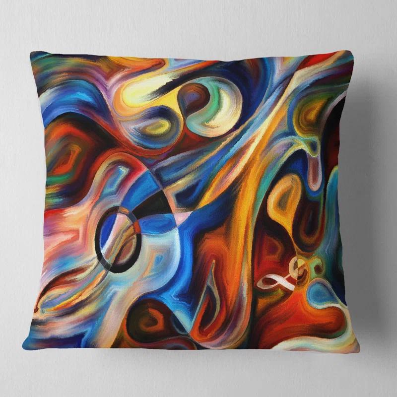 Design Art Abstract Throw Pillow
