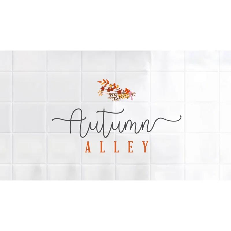 Autumn Alley Alley Metal Toilet Brush And Holder