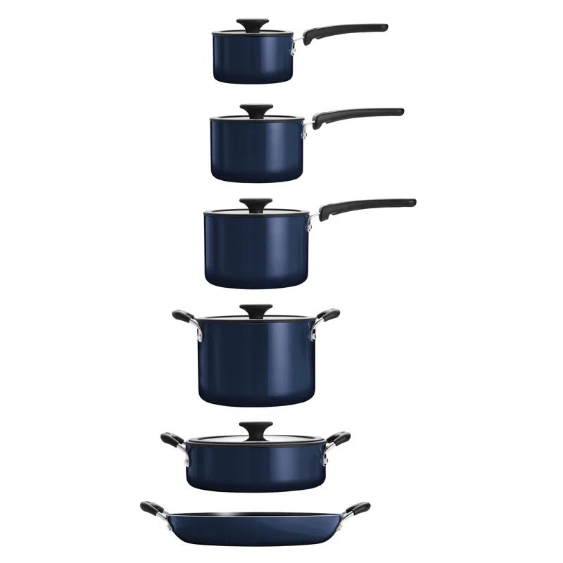 Tramontina Tramontina Aluminum Non Stick 11 Pc Nesting Cookware Set