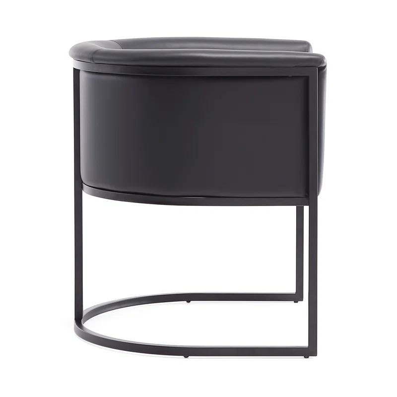 Ceets Bali Saddle And Black Faux Leather Dining Chair (Set Of 2) (Set of 2)