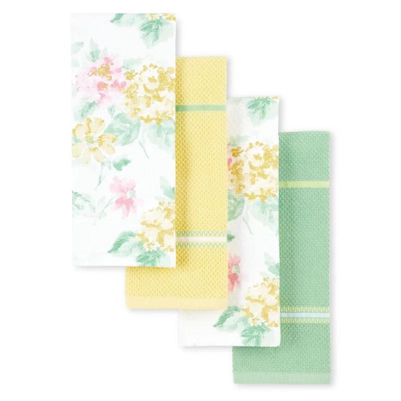 Martha Stewart Martha Stewart Amber Floral Kitchen Towel Set 4-Pack