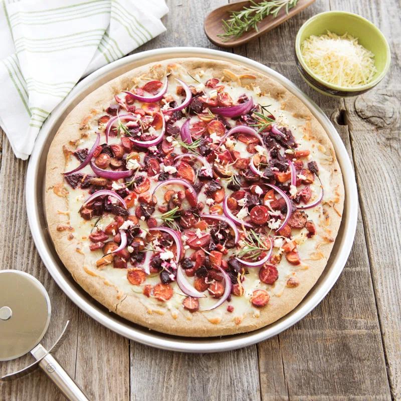 Nordic Ware Natural Commercial 14" Traditional Pizza Pan