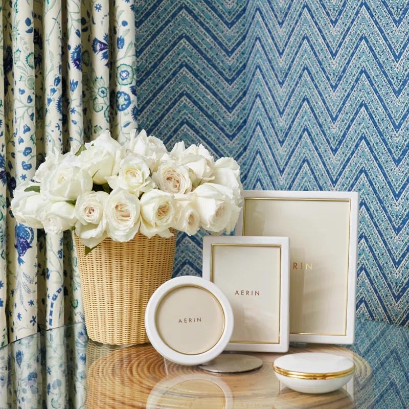 Piero Leather Picture Frame with Mat