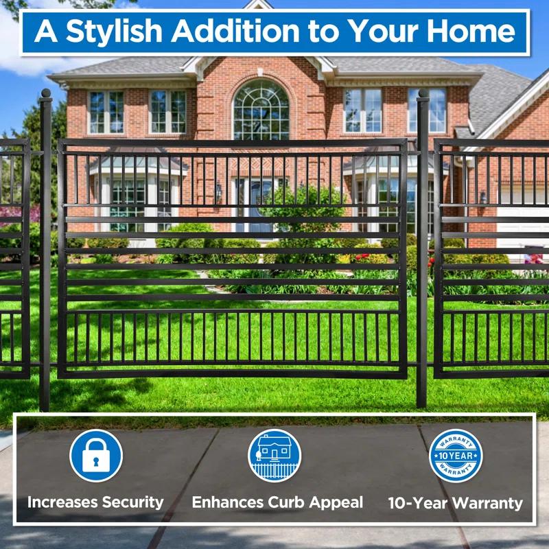 60'' H x 96'' W Metal Fencing with 1 Panel(s) Included
