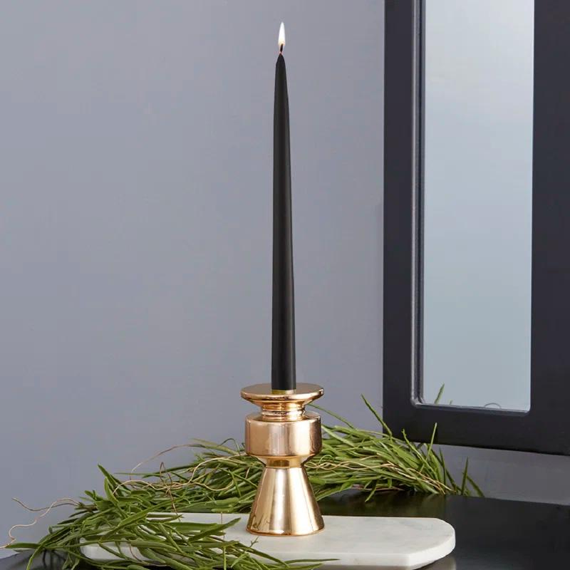 12 Piece Unscented Taper Candle Set