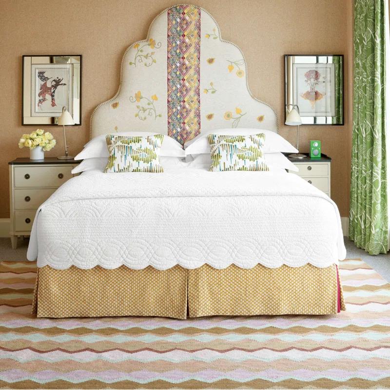 Dash and Albert Rugs Kit Kemp x Annie Selke Safety Net Earth Handwoven Wool Rug