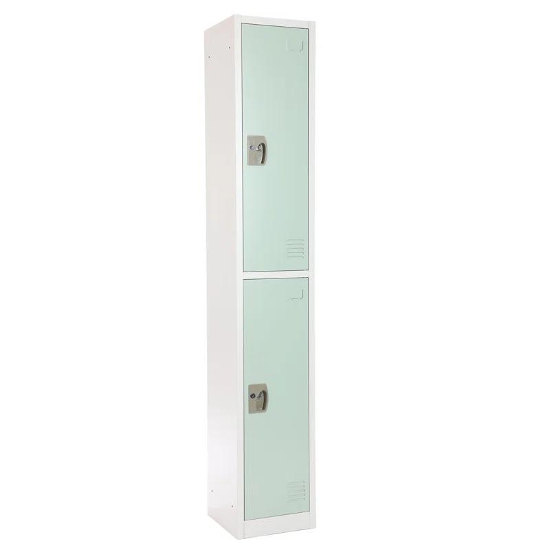 AdirOffice 12'' Wide Steel 2-Tier School and Gym Locker