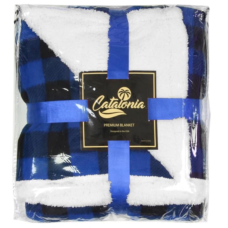 Catalonia Catalonia American National Flag Throw Blanket, 50x60 inches