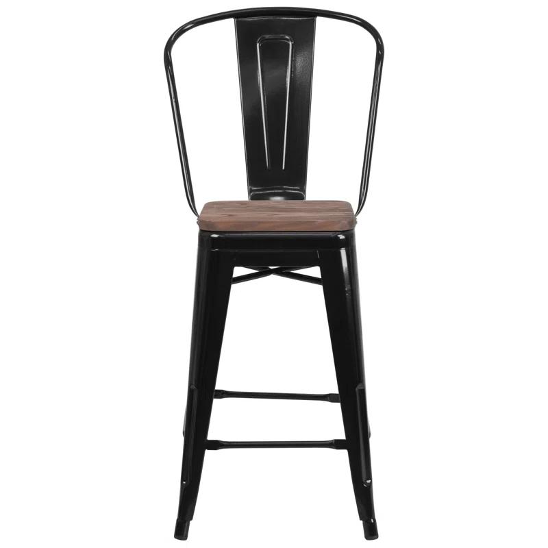 Flash Furniture Steel Outdoor Stool