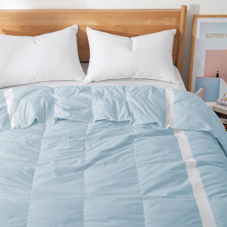 Puredown 600in³/oz Fill Power Summer Duck Down Comforter