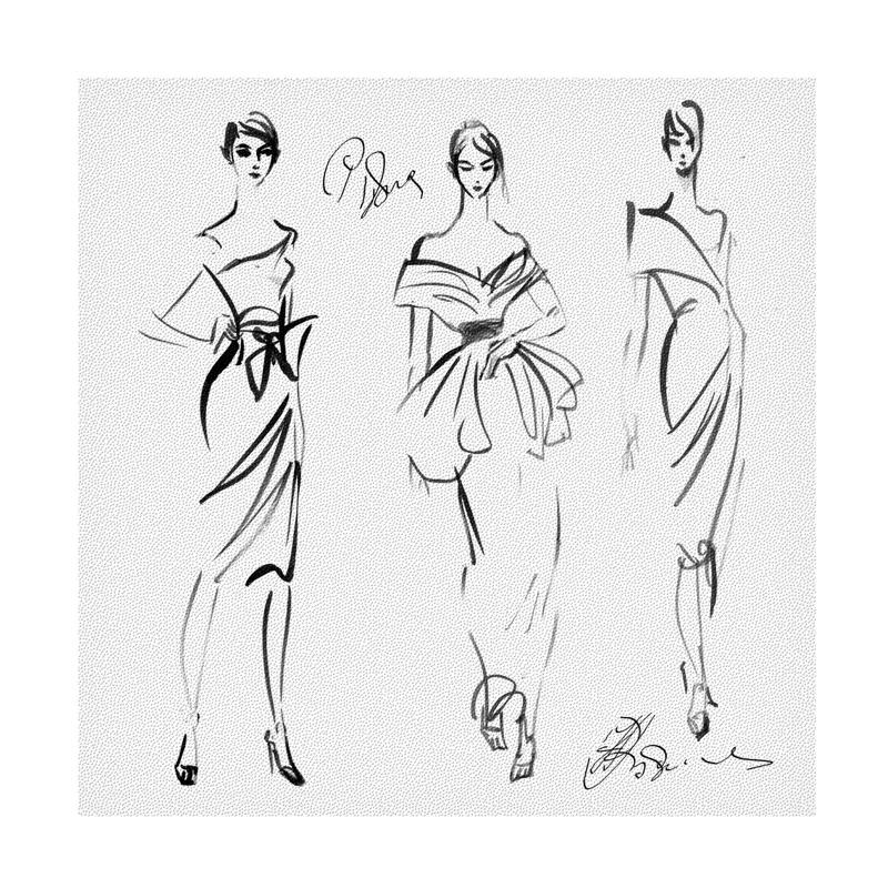 Red Barrel Studio® " Fashion Sketch 8 " by Natalia Rudzina