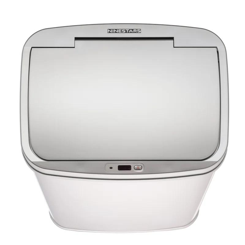 Nine Stars 13.2 Gallon Stainless Steel Motion Sensor Trash Can