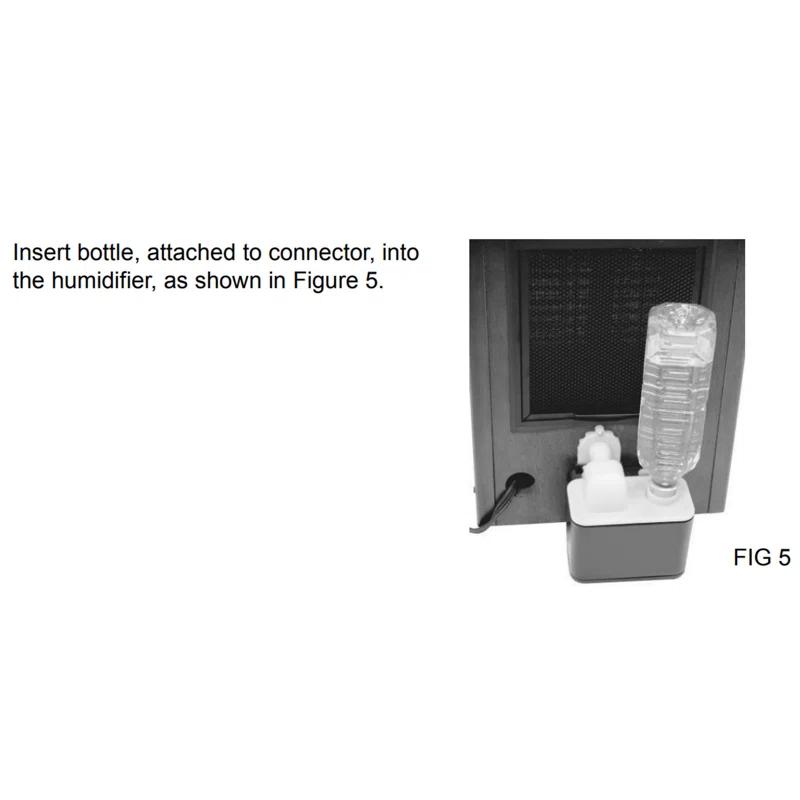Dr. Infrared Heater DR. INFRARED HEATER DR-998W 1500W, Advanced Humidifier and Oscillation Fan and Remote Control, Dual Heating System