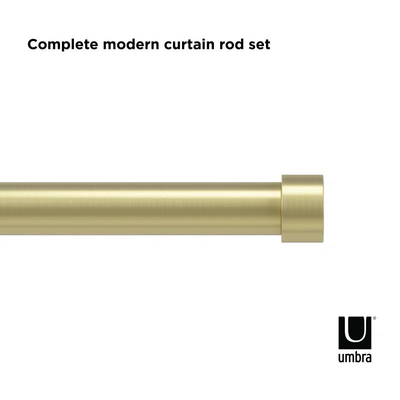 Umbra CAPPA Single Steel Curtian Rod