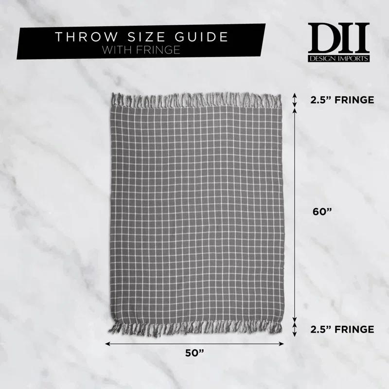 Design Imports Dll Hand Woven Throw Blanket