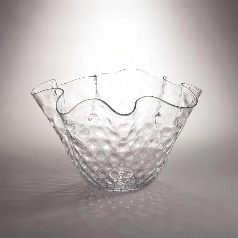 Global Views Honeycomb Optic Wavy Bowl | Wayfair