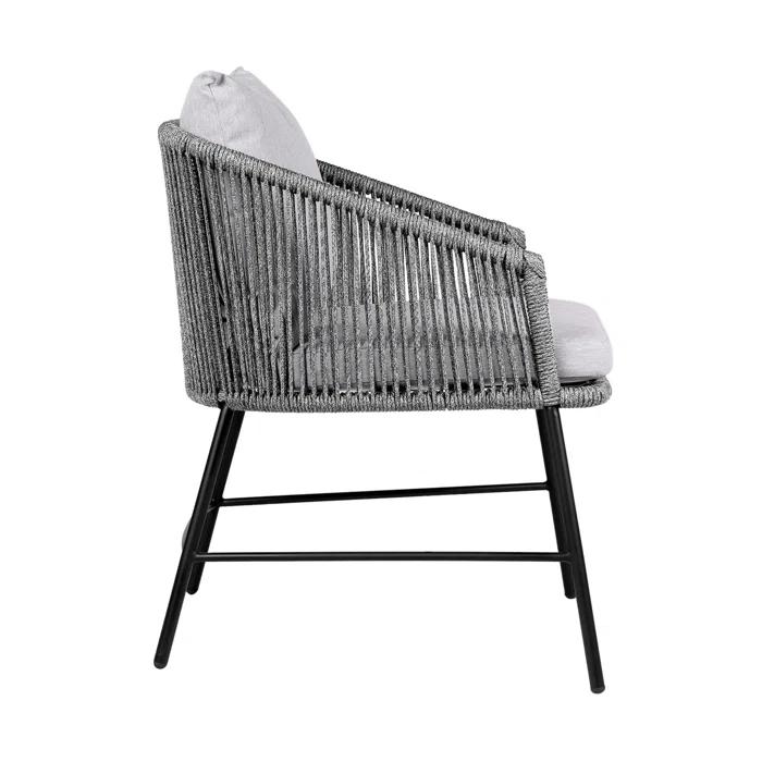 George Oliver Brysa Patio Dining Armchair with Cushion | AllModern