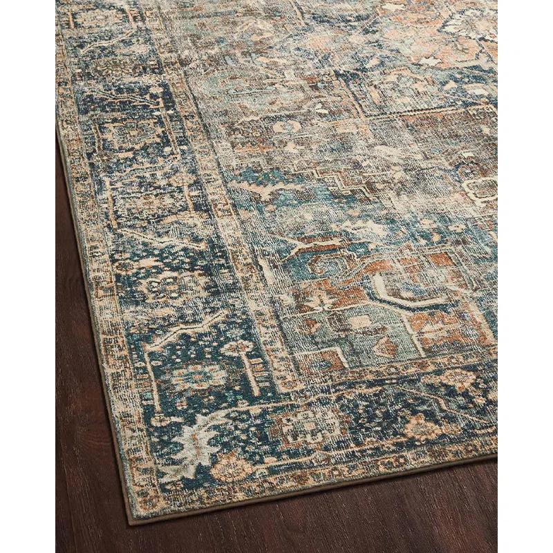 Loloi Margot Terracotta / Lagoon Area Rug feat. Cloudpile