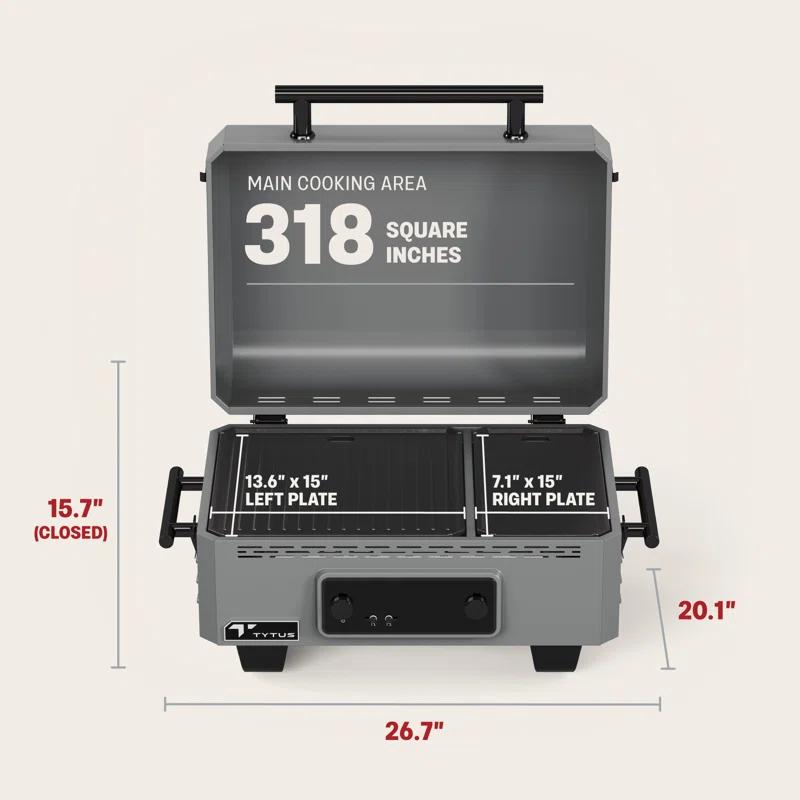 TYTUS Emberwood Electric Griddle & Grill | Wayfair