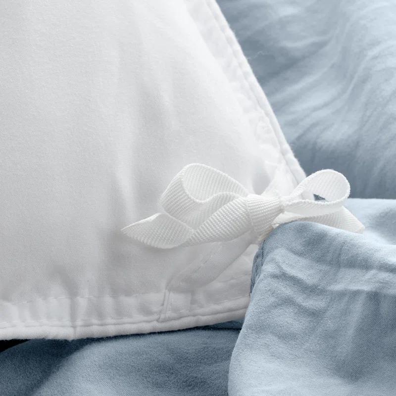 Bare Home Washed Microfiber Duvet Cover Set