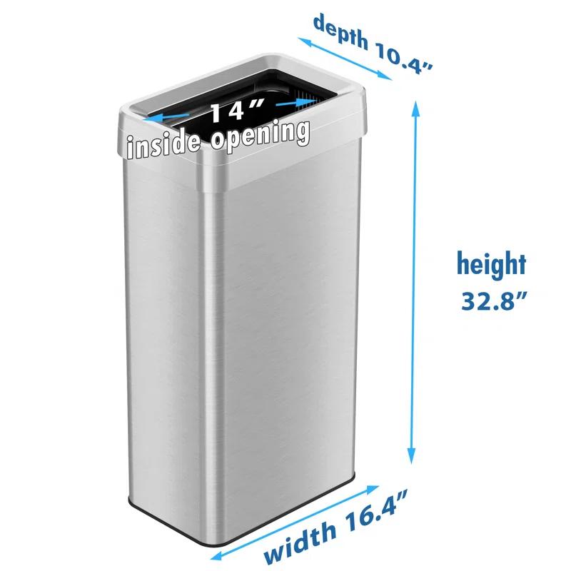 Deodorizer Stainless Steel Trash Can