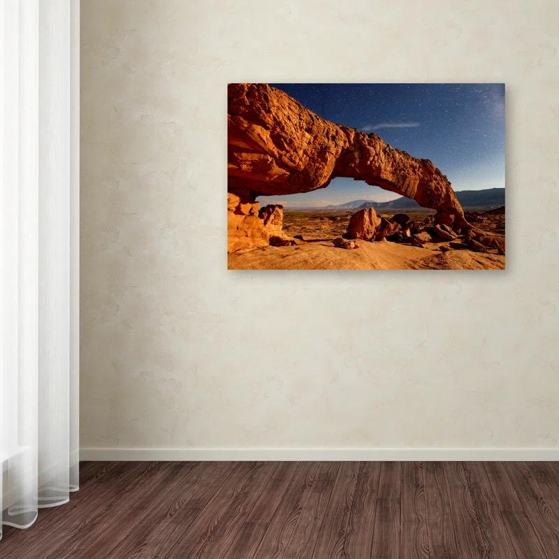 Trademark Fine Art Mike Jones " Utah Sunset Arch " by Mike Jones Photo
