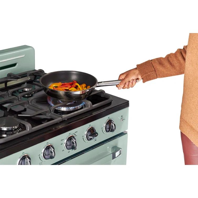 Unique Appliances Classic Retro 30" 4 burner 3.9 cu. ft. Freestanding Gas Range with Convection Oven UGP-30CR LG