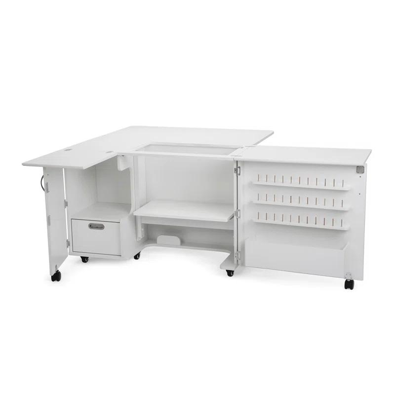 Arrow Sewing Wallaby Sewing Cabinet with Hydraulic Machine Lift by Kangaroo Sewing Furniture