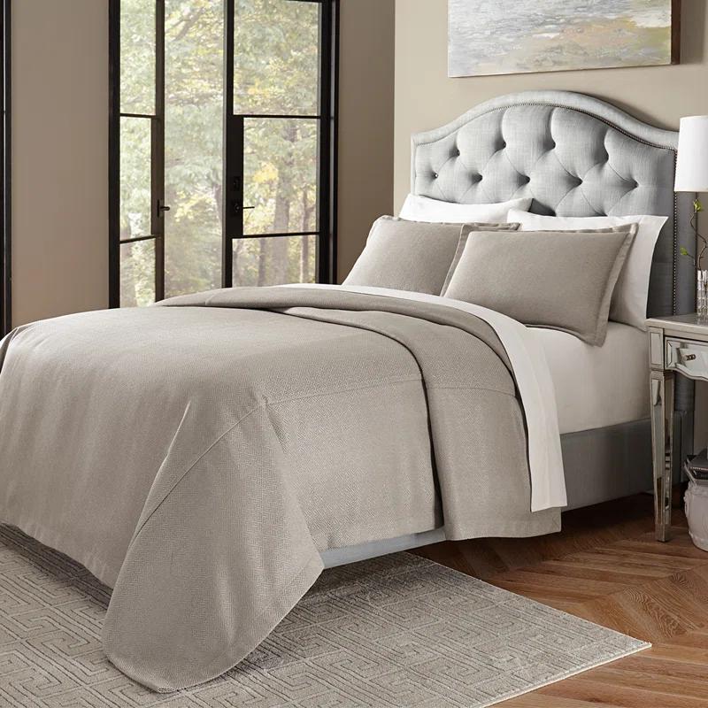Michael Amini Port Orleans 3-Piece Queen Throw Set - Gray