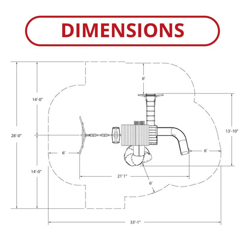 Grandview Twist Complete Swing Set