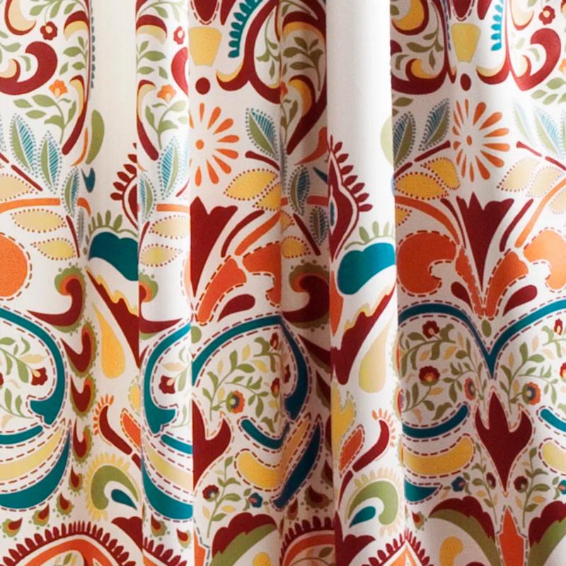 Lush Decor Polyester Room Darkening Curtain Pair (Set of 2)