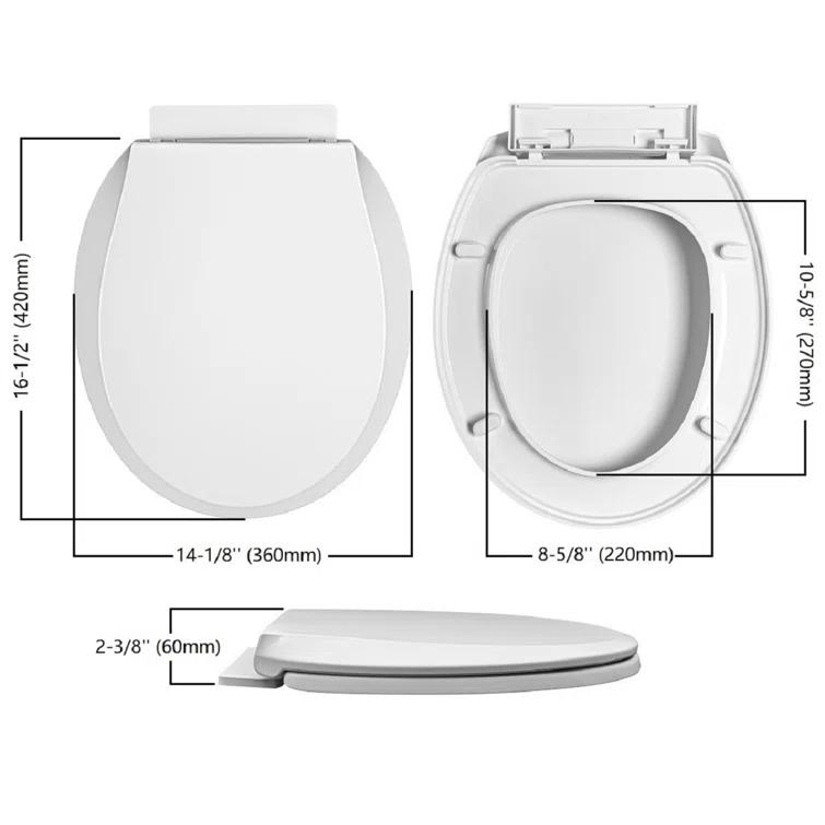 Winfield products Round Toilet Seat and Lid TSR379SL