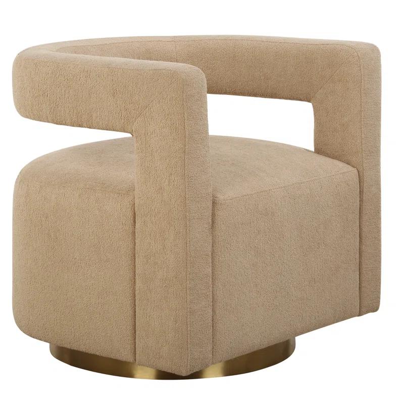 Uttermost Uttermost Grounded Modern Swivel Chair