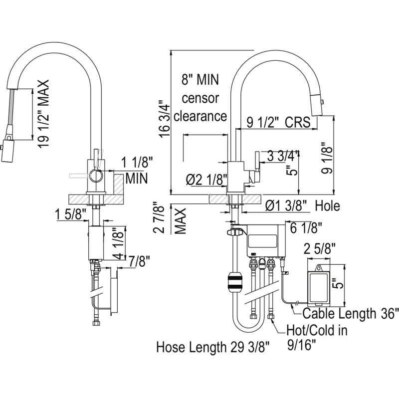 Holborn Pull-Down Touchless Kitchen Faucet