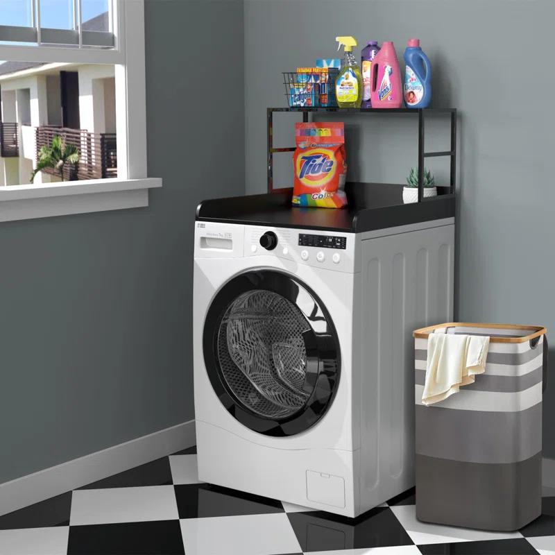 GDLF GDLF Washer Dryer Countertop Laundry Guard with Laundry Room Shelf for Single Washer Dryer