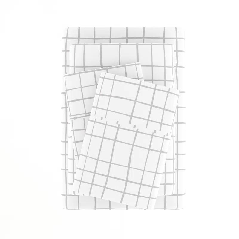 Crossroad Pattern Mirofiber Sheet Set