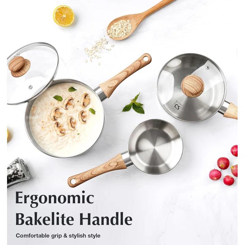 CS KOCHSYSTEME Stainless Steel Saucepan