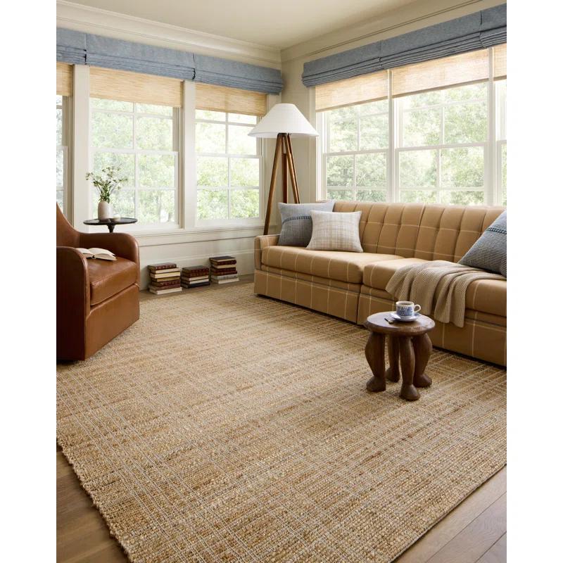Judy I Jute-Blend Rug by Chris Loves Julia x Loloi - Natural and Cream / 7'9" x 9'9"