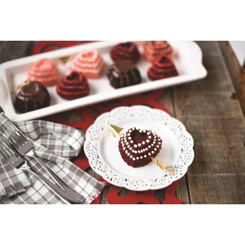Nordic Ware Nordic Ware Non-Stick Novelty Tiered Hearts Cakelet Pan