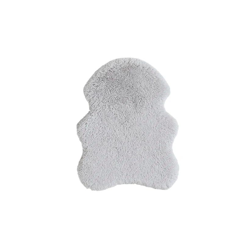 Friends Forever Nala Puprug Faux Fur Orthopedic Dog Bed with Foam, Pup Faux Fur Rug with Removable Bed Cover