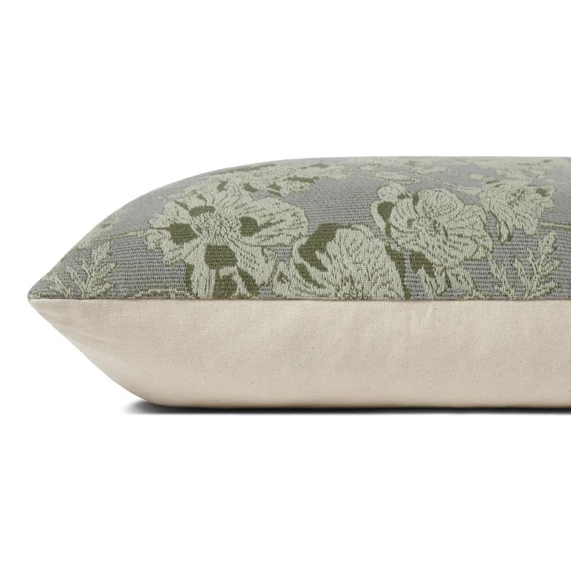 Matilda Pillow by Chris Loves Julia x Loloi - Gray and Blue