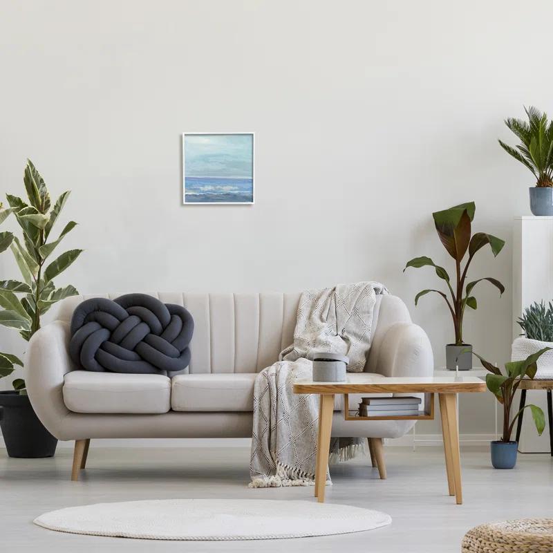 Stupell Industries " Ocean Water Landscape Abstraction Blue Layered Waves " by Lori Dubois
