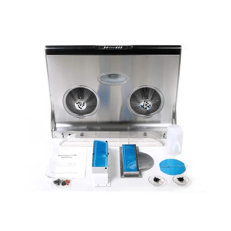Hauslane 36" Stainless Steel 400 CFM Ducted (Vented) Under Cabinet Range Hood