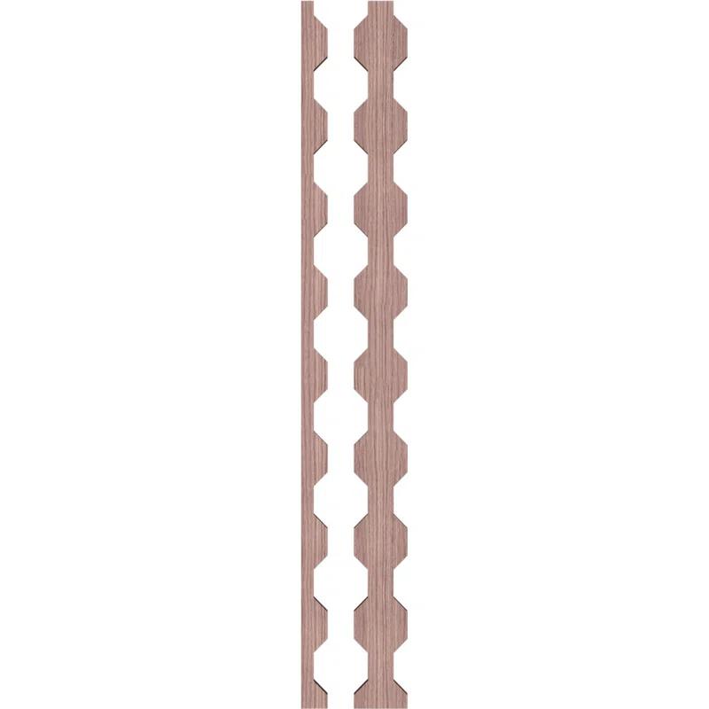 Ekena Millwork Pontiac Adjustable Wood Decorative Slat Wall Panel Kit
