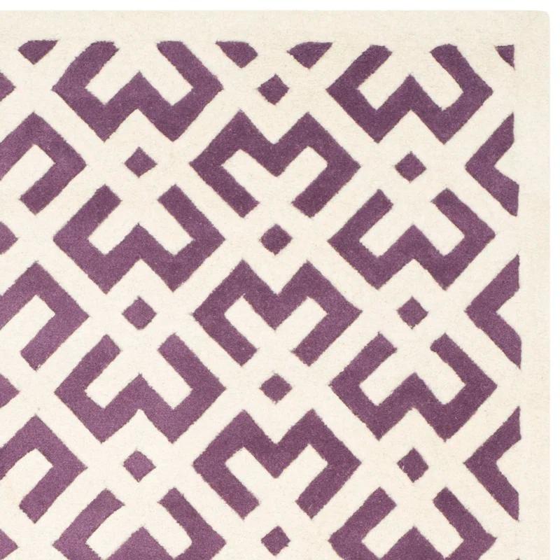 Safavieh Chatham Hand Tufted Wool Geometric Rug | Wayfair