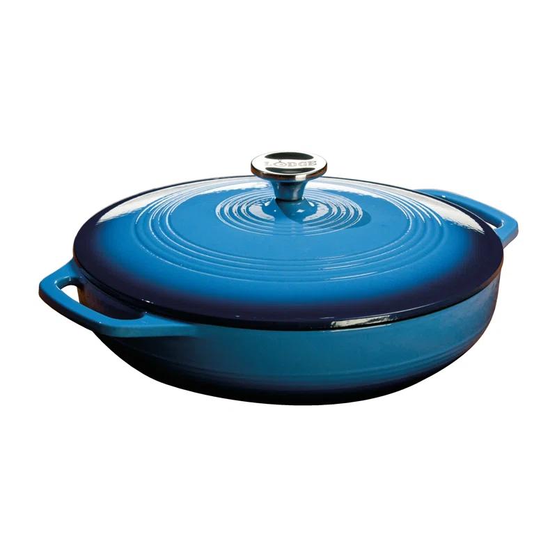 Lodge 3.6 Quart Enameled Cast Iron Casserole