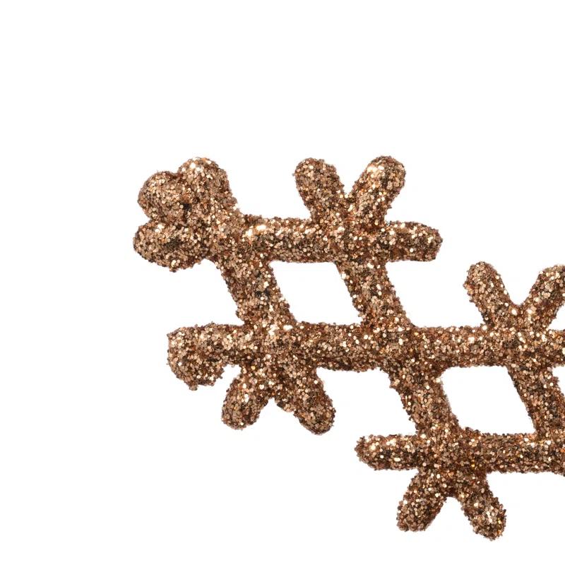 The Holiday Aisle® Glitter Snowflake Ornament